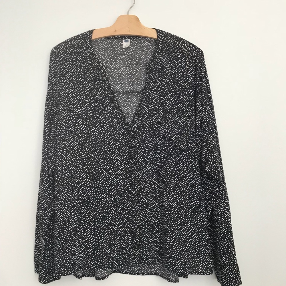 Old Navy Polka Dot Blouse